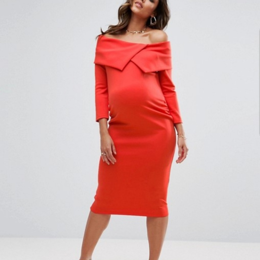 Asos maternity dress size 4